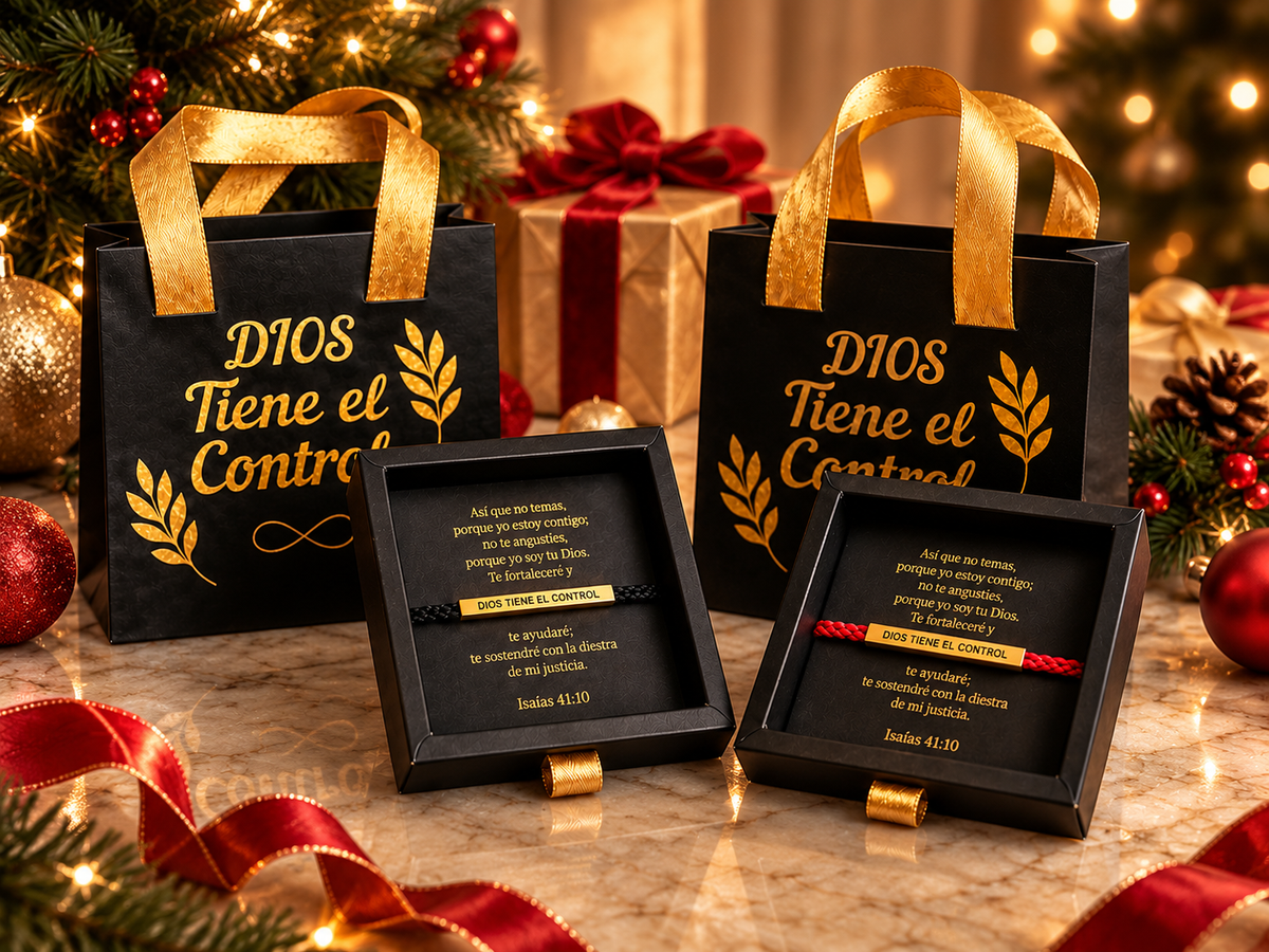 PULSERA DE DIOS CON CAJA DE LUJO- OFERTA DE FIN DE AÑO 2026