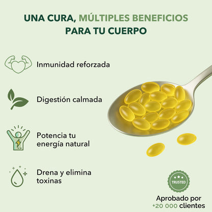 Original: Aceite de orégano con aceite de semilla de comino negro-90 Capsulas