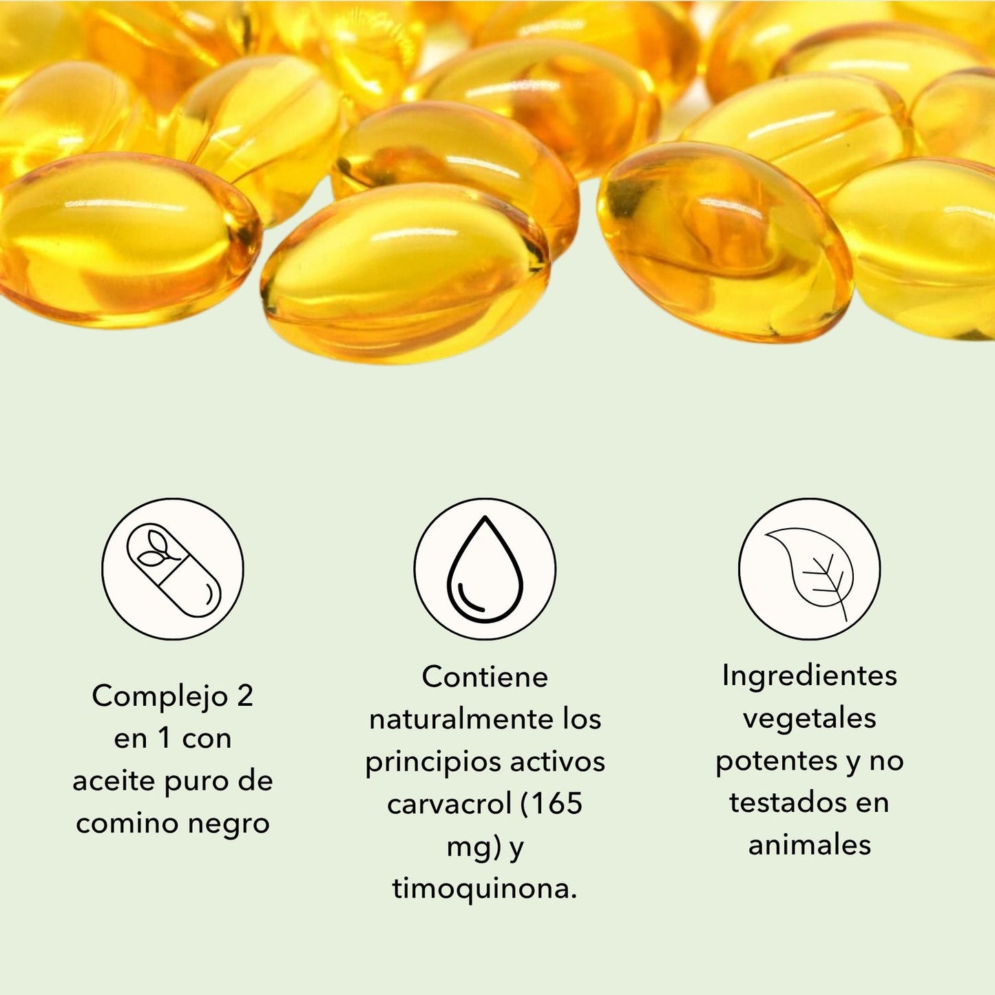 Original: Aceite de orégano con aceite de semilla de comino negro-90 Capsulas