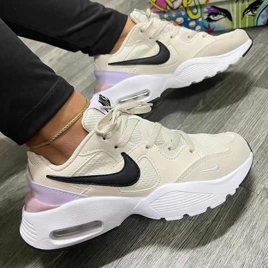 AIR MAX FUSION MUJER BLANCO CON MORADO