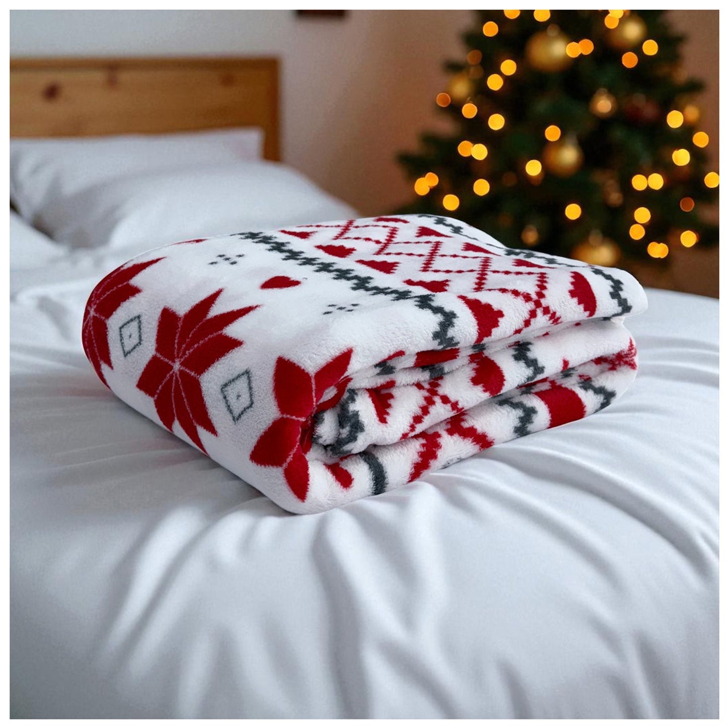 COBIJA TÉRMICA DE NAVIDAD