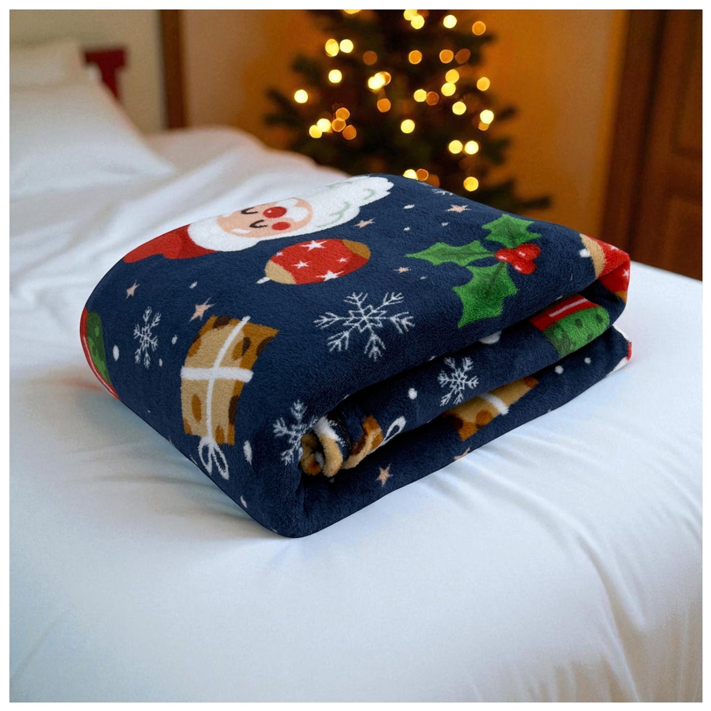 COBIJA TÉRMICA DE NAVIDAD