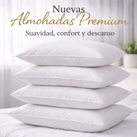 Almohadas Premium – Medidas: 60x40cm