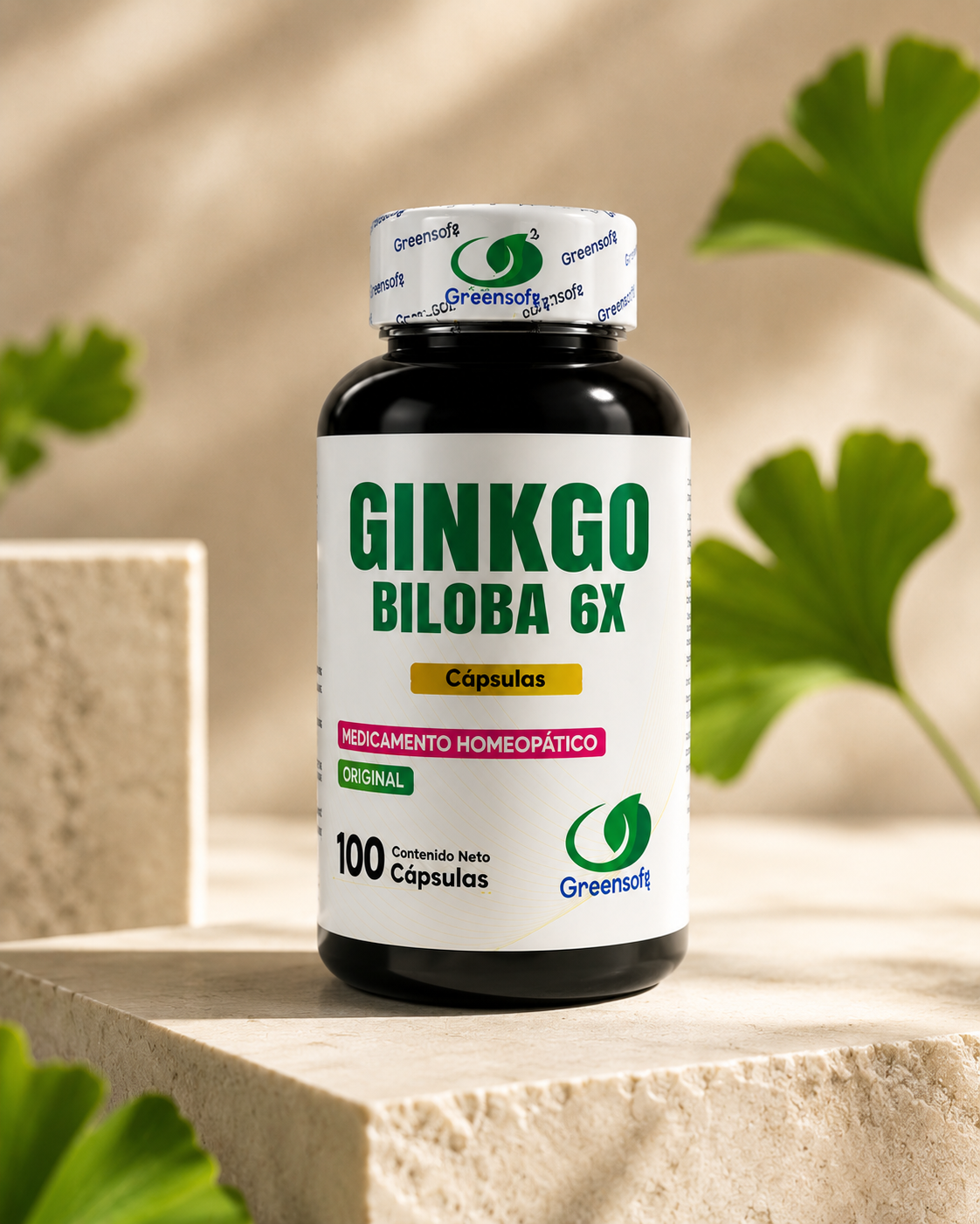 GINKGO BILOBA X 100 SOFTGELS-Recupera tu claridad mental naturalmente