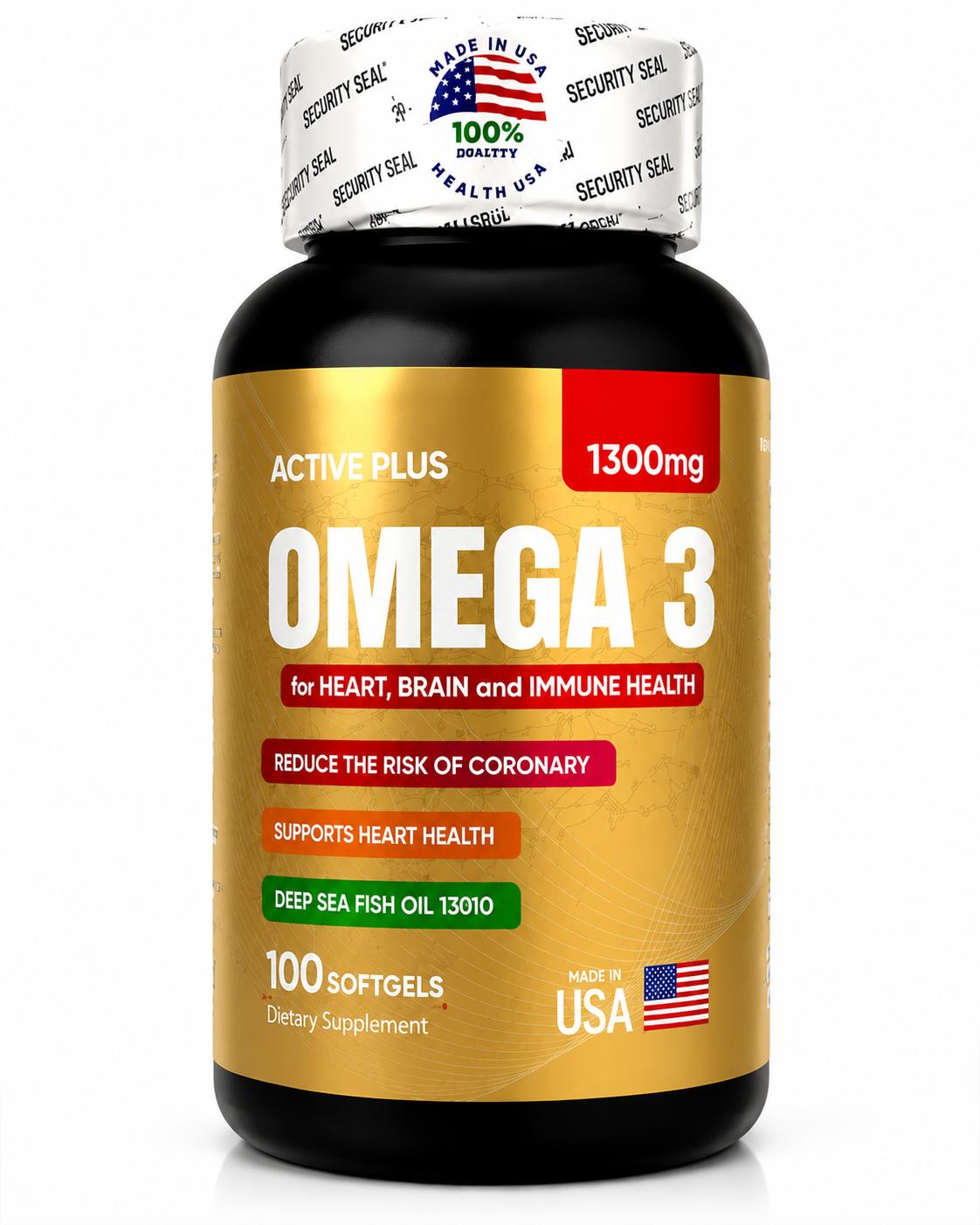 OMEGA 3 x100 Capsulas - EPA 180mg, DHA 120mg