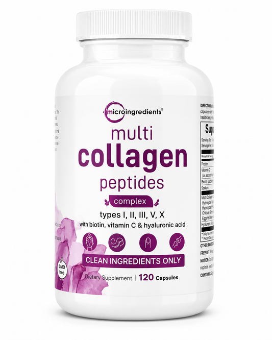 MULTI COLLAGEN PEPTIDES-5 tipos de colágeno 120 CAPSULAS