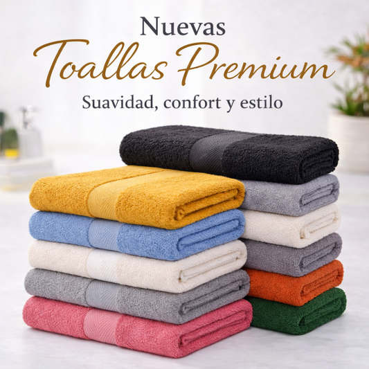 Nuevas Toallas Premium - suavidad, confort y estilo