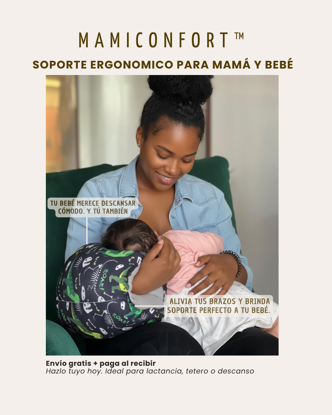 Nueva Almohada de Lactancia MamiConfort™