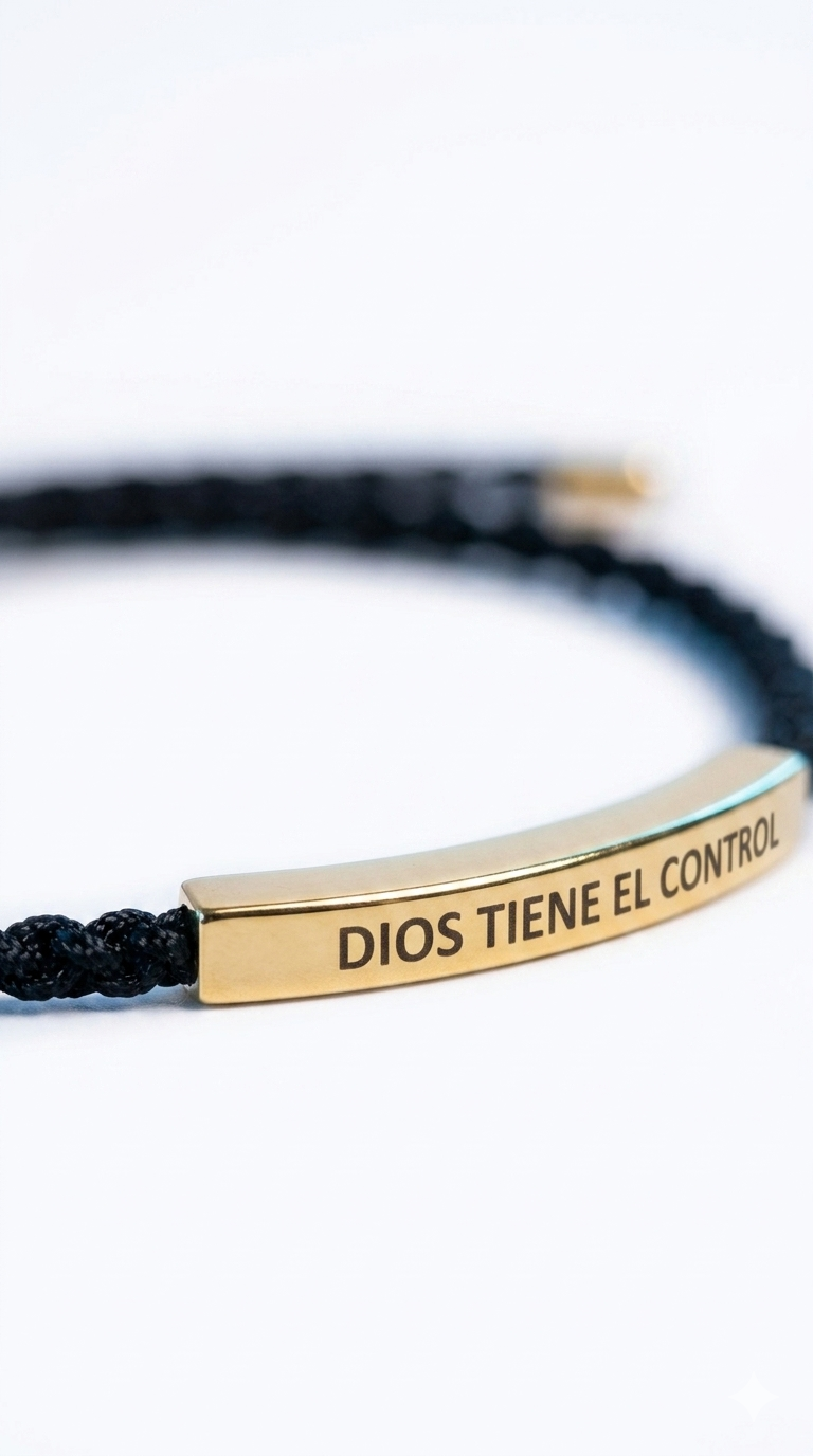 PULSERA DIOS TIENE EL CONTROL- Elige tu color preferido