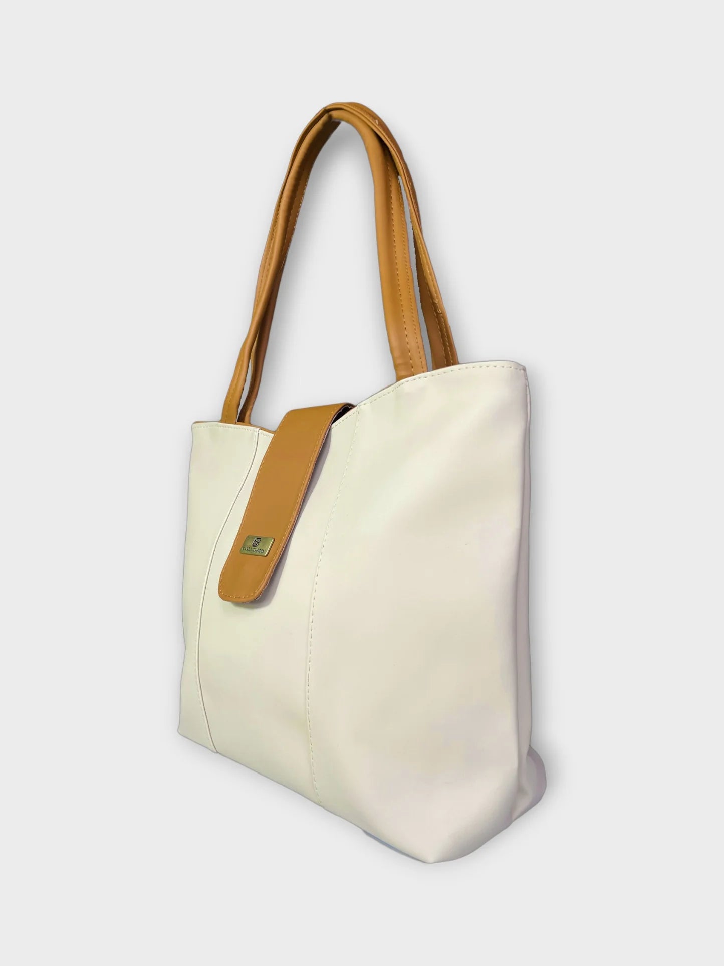 ¡Nuevo! Bolso & Cosmetiquera - Karla Line Beige
