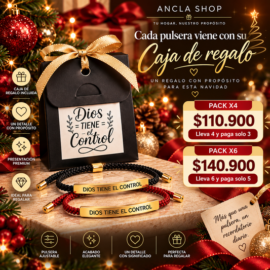 PULSERA DIOS TIENE EL CONTROL- OFERTA FIN DE AÑO 2026