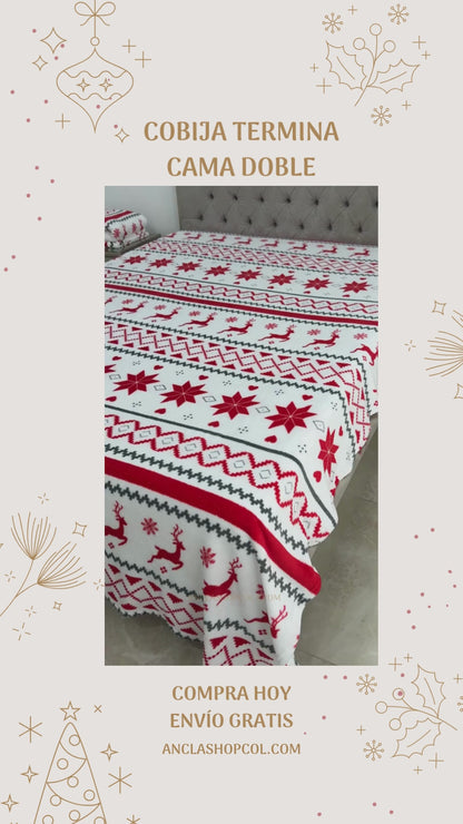 COBIJA TÉRMICA DE NAVIDAD