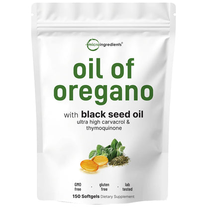 Original: Aceite de orégano con aceite de semilla de comino negro-90 Capsulas
